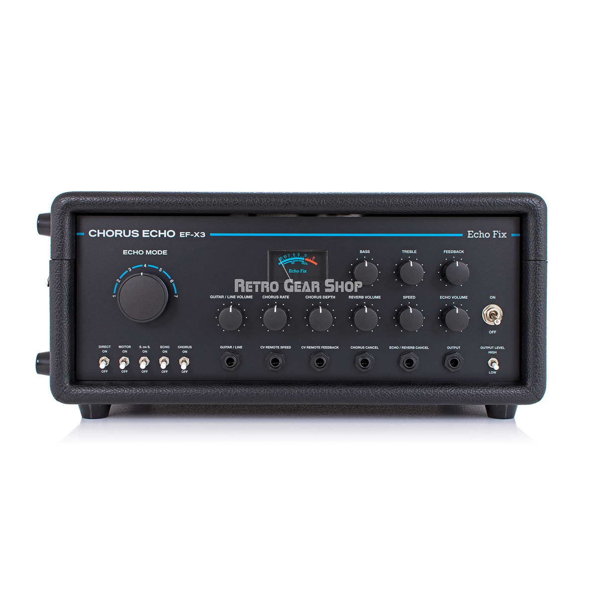 EFX3 Tolex Chorus Echo Black BBD Analog Spring Reverb Effect Retro