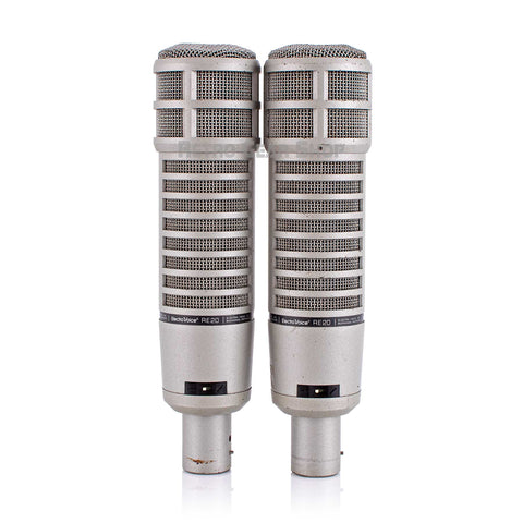 Electrovoice RE20 Vintage Pair