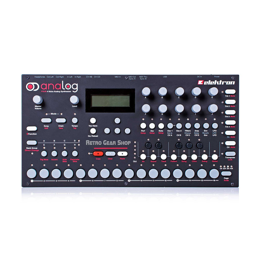 Elektron Analog Four MK1 エレクトロン Elektron Analog Four Mk1 Synthesizer Synth Module– Retro Gear Shop