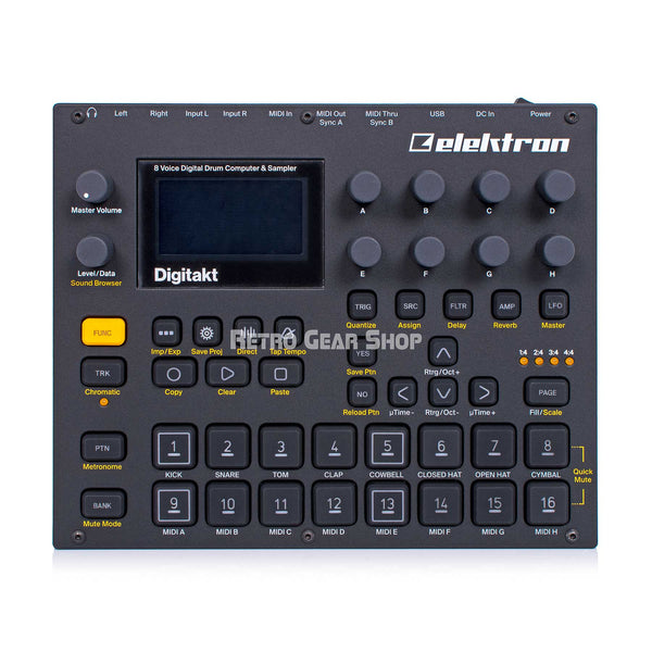 Elektron Digitakt 8-Voice Digital Drum Computer Sampler