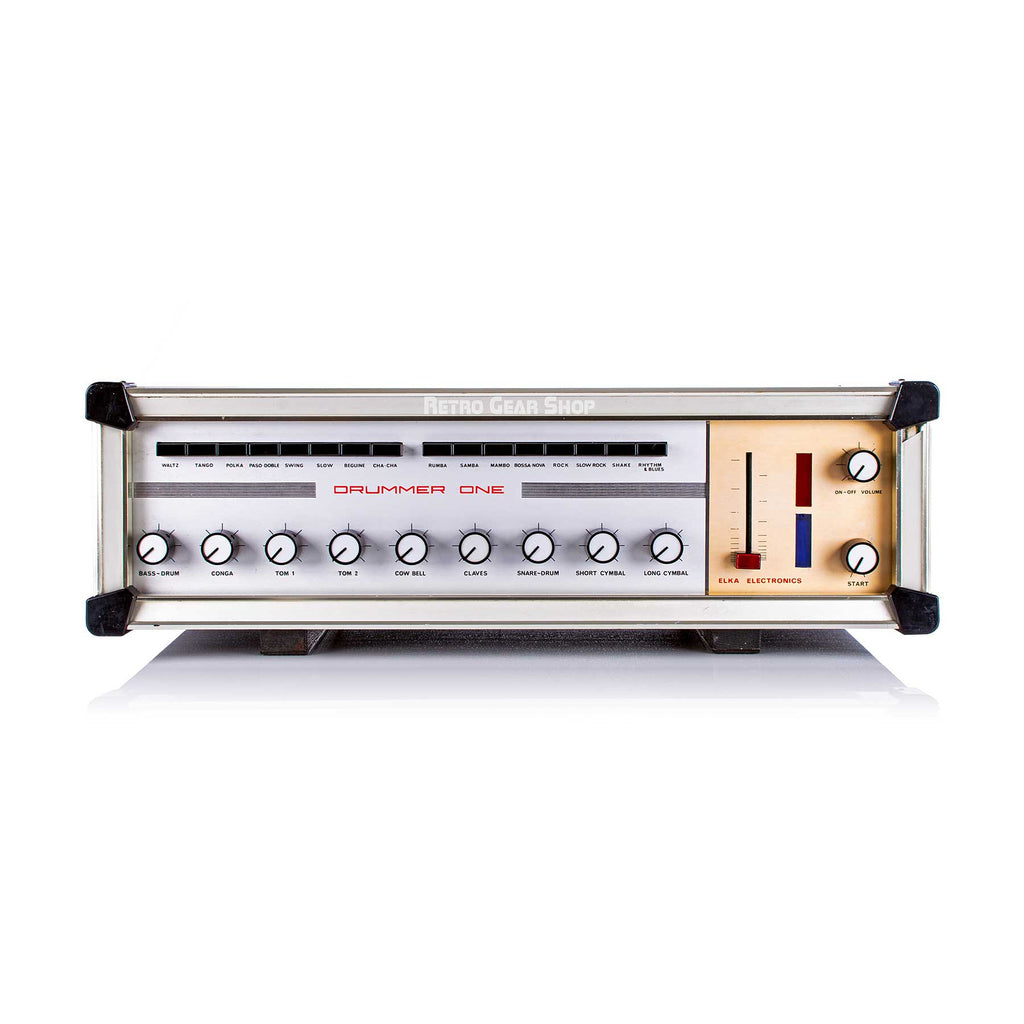 Elka Electronics Drummer One Rare Vintage Analog Drum Machine