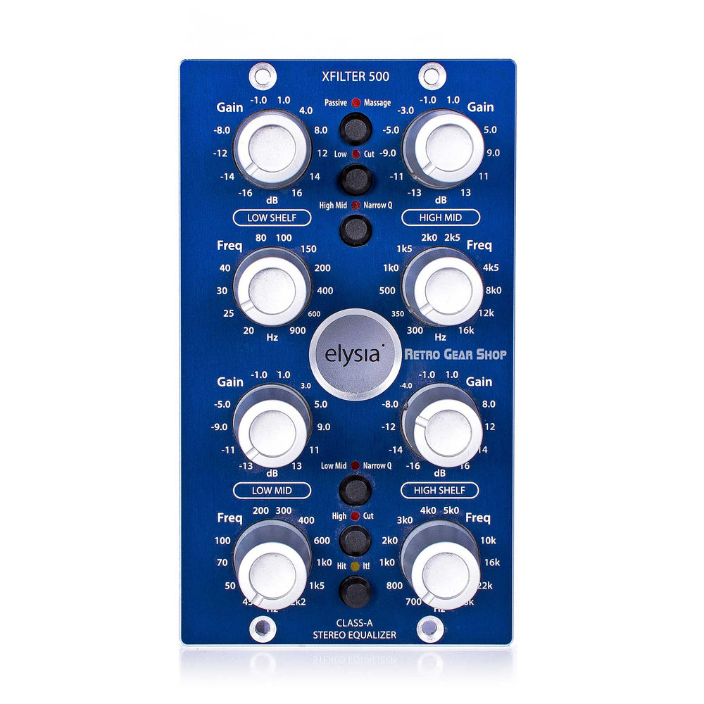 Elysia Xfilter 500 Series Stereo EQ Equalizer