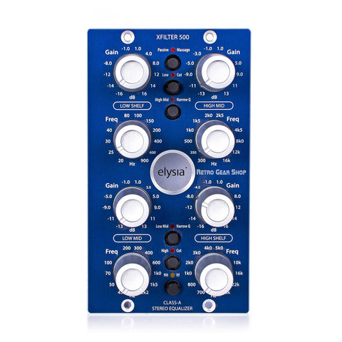 Elysia Xfilter 500 Series Stereo EQ Equalizer