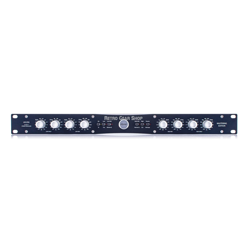 Elysia xfilter ME Mastering Edition Stereo 4-Band Parametric Equalizer 19" Rack