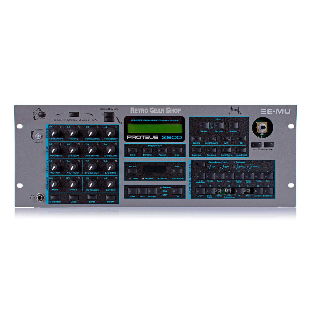 E-MU Systems Proteus 2500 Synthesizer Synth Emu Puff Daddy DHRS