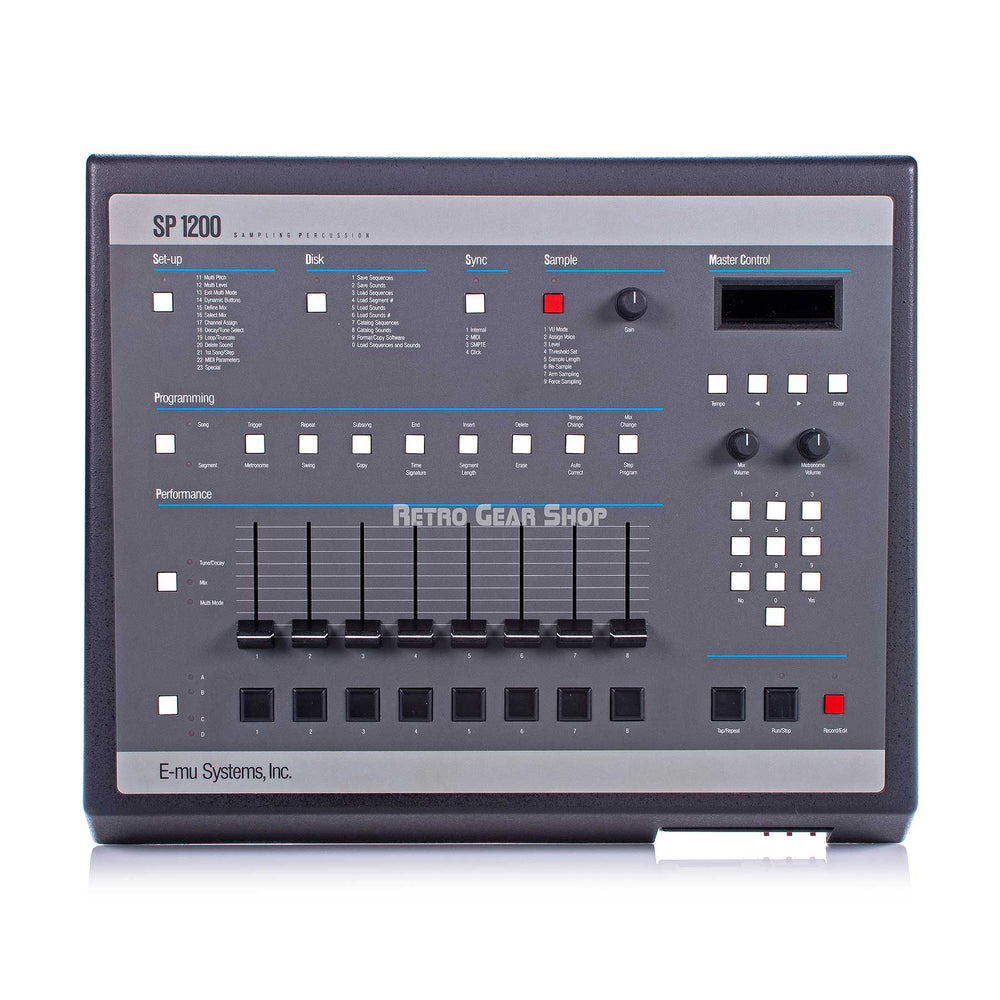 EMU SP-1200 Reissue Upgraded Screen + SD Card Drive + Jazzcat Mods