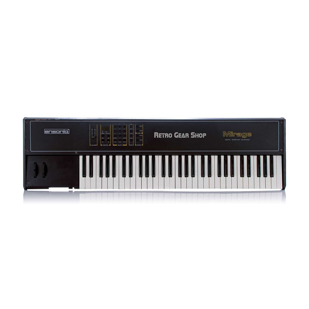 Ensoniq Mirage DSK-8 + Disk Library Digital Sampling Keyboard Synthesizer Synth Rare Vintage