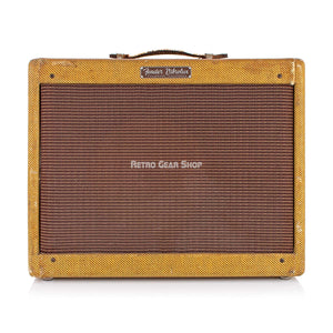 Fender Vibrolux Tweed Deluxe New Handle Tube Combo Guitar Amplifier Rattan Grill Vintage Rare Model 5F11