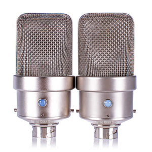 FLEA Microphones 50 Sequential Stereo Pair Flea Mic Tube Rare Neumann M50