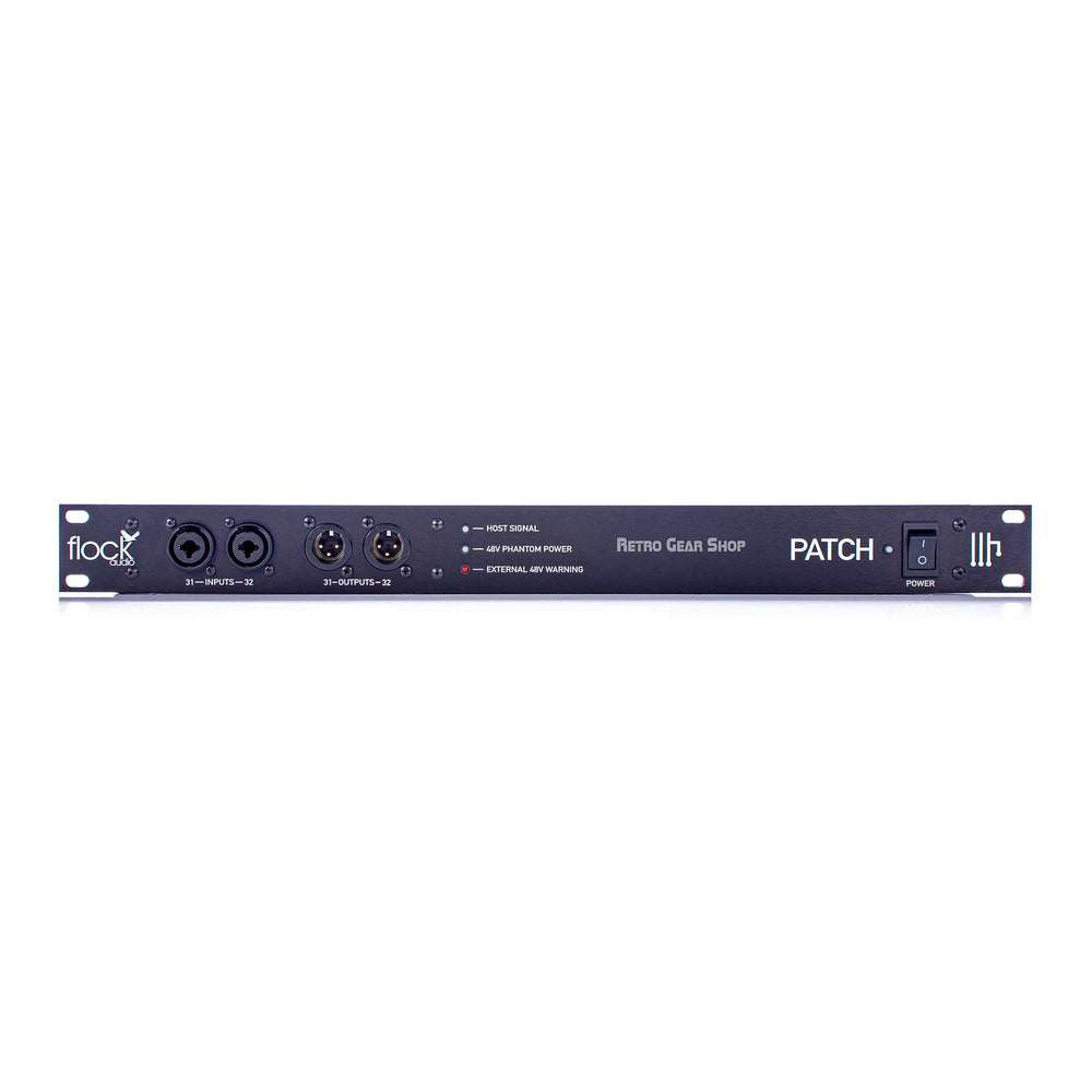 Flock Audio Patch 64-point Digitally Controlled Analog Patchbay 32x32