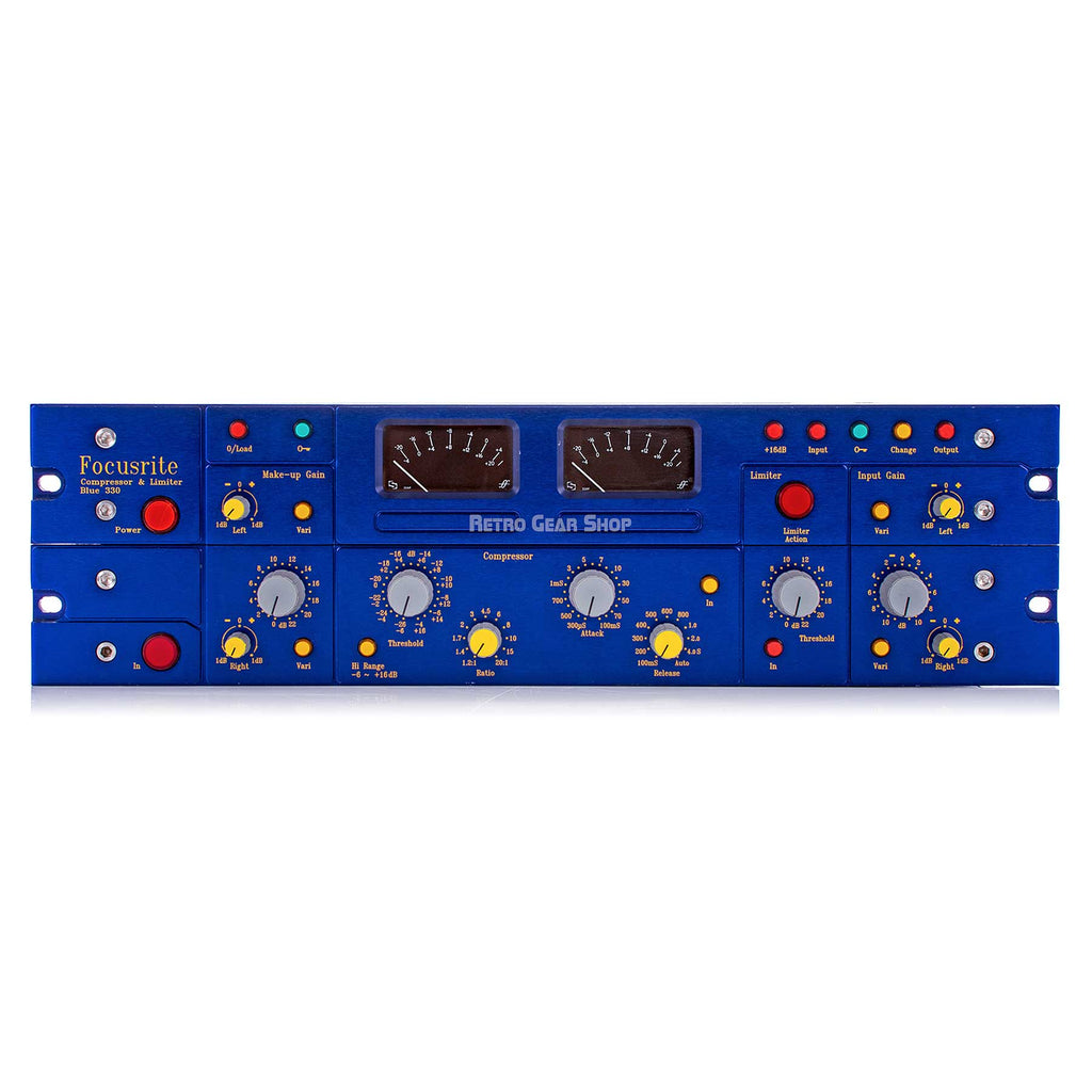 Focusrite Blue 330 Stereo Mastering Compressor Limiter Vintage Rare