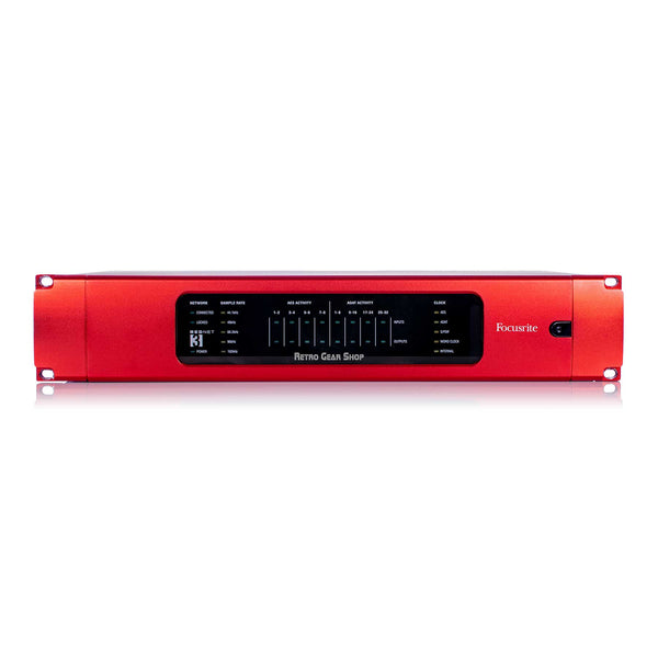 Focusrite Rednet 3 Dante AES Lightpipe 32 Channel Digital Interface