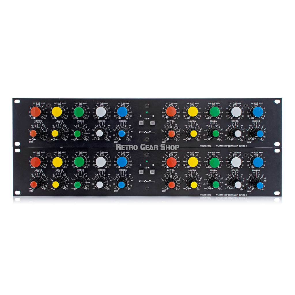 GML 8200 Pair 2-Channel 5-Band Parametric Equalizer Series-II EQ Vintage Rare