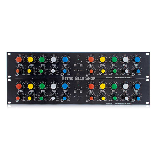 GML 8200 Pair 2-Channel 5-Band Parametric Equalizer Series-II EQ Vintage Rare