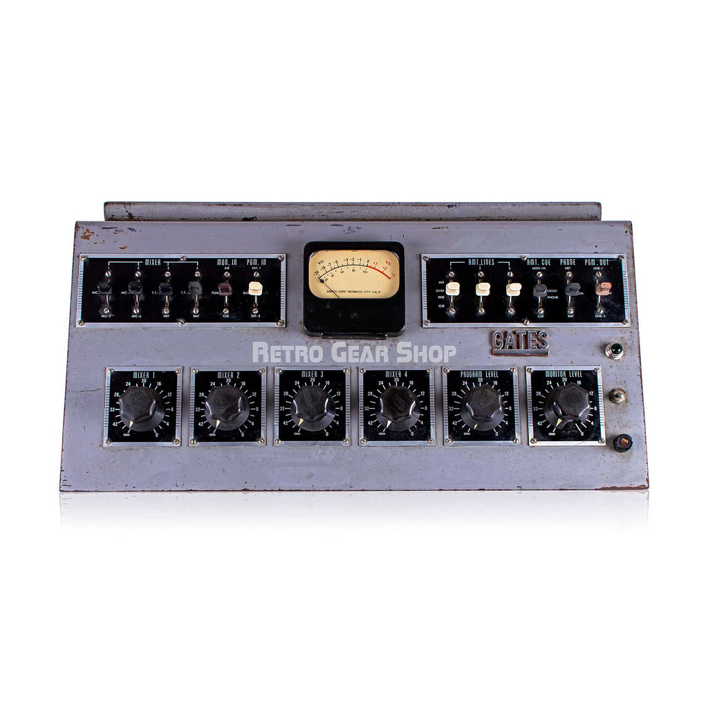 Gates Studioette Recording Console Rare Vintage Tube Microphone Pre Preamp Mixer