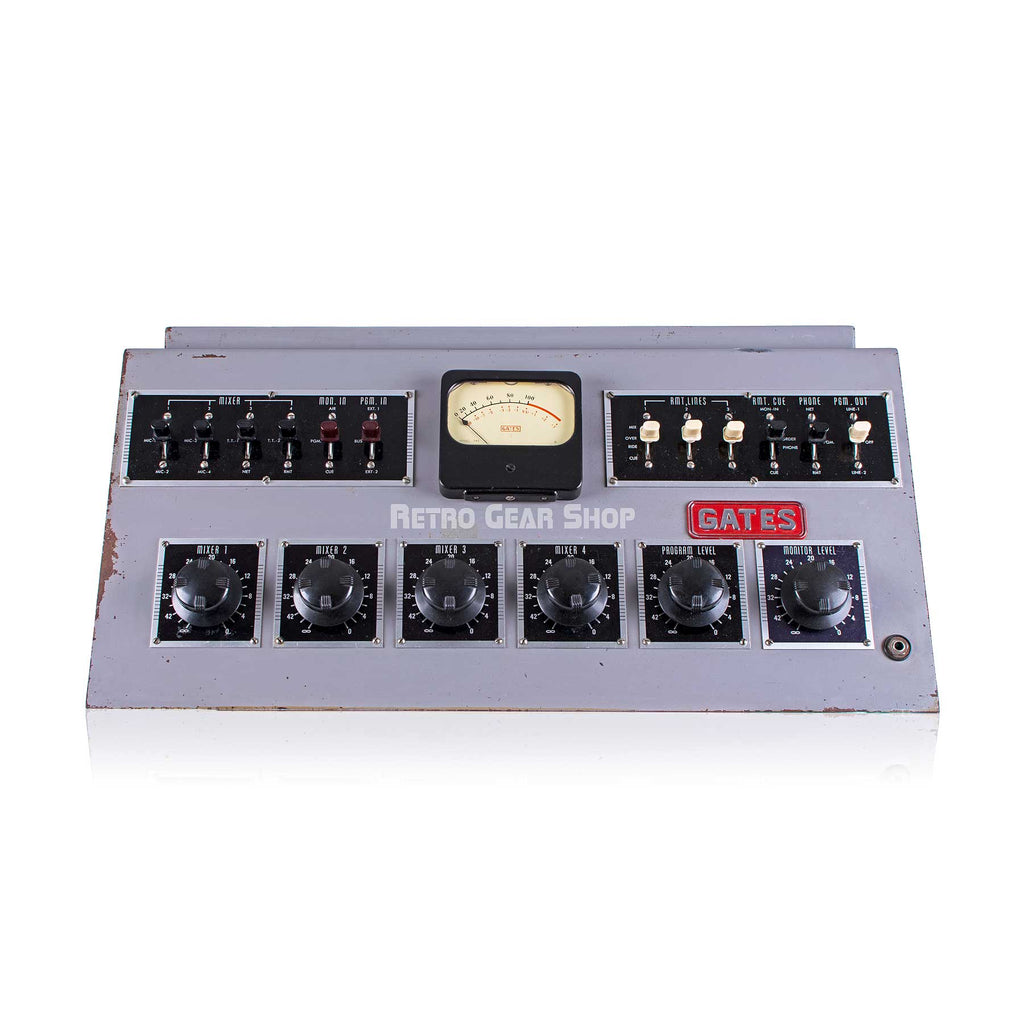 Gates Studioette Recording Console Rare Vintage Tube Microphone Pre Preamp Mixer