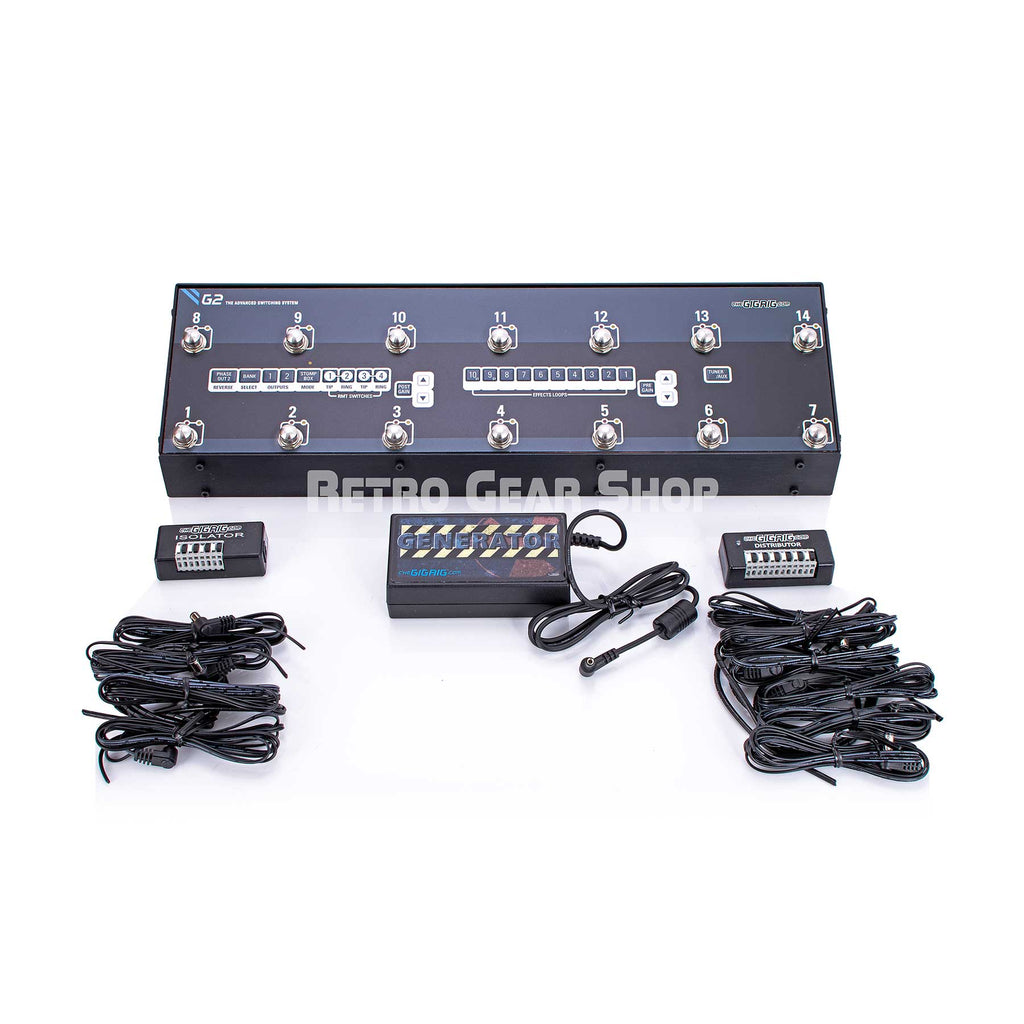 Gigrig G2 Pedal Board Effects Pedal Switching System– Retro Gear Shop