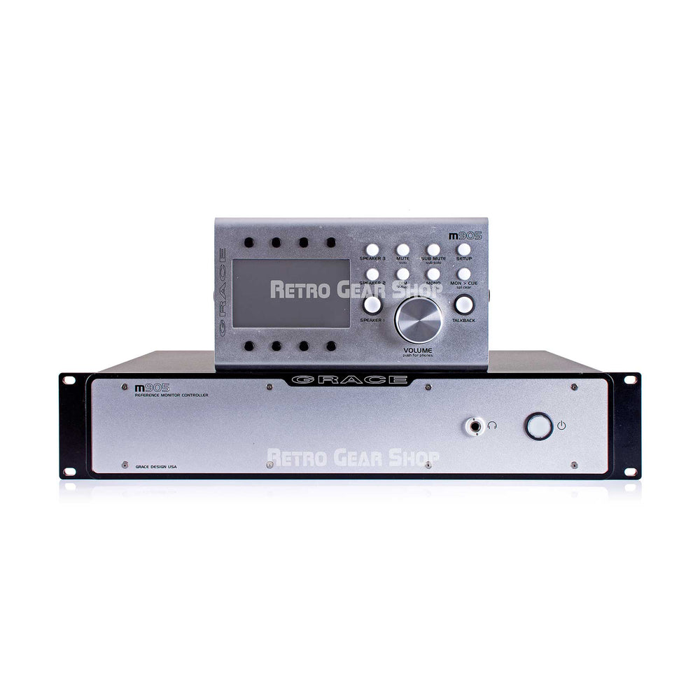 Grace Design m905 Monitor Control System + DAC + Remote - Silver