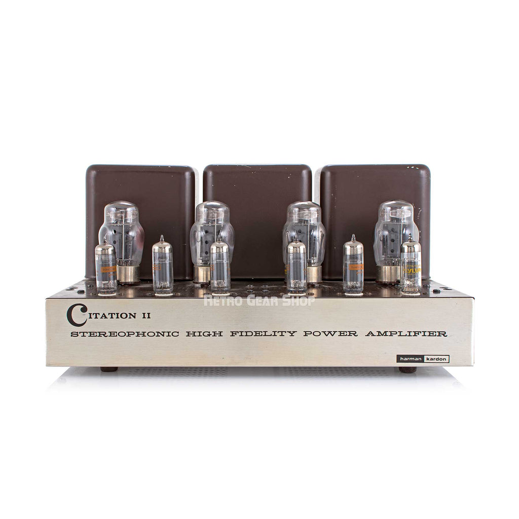 Harman Kardon Citation II Stereophonic High Fidelity Stereo Hifi Power Tube Amplifier Preamp Vintage Rare