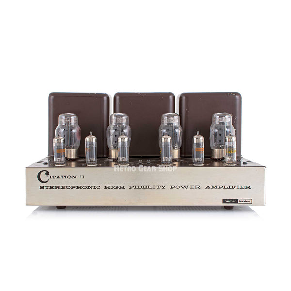Harman Kardon Citation II Stereophonic High Fidelity Stereo Hifi Power Tube Amplifier Preamp Vintage Rare