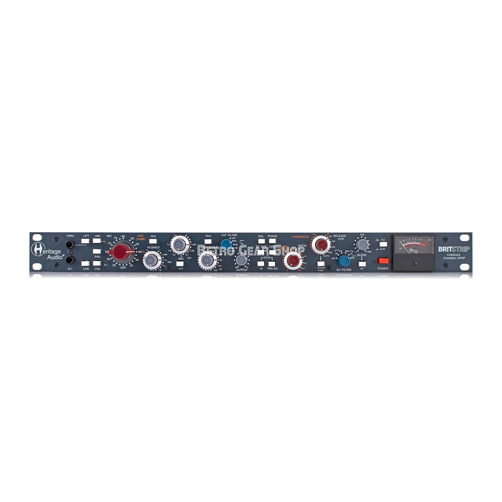 Heritage Audio Britstrip Console Channel Strip Preamp EQ Compressor