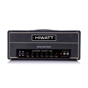 Hiwatt Custom 50 DR504 Rare Vintage Guitar Tube Amp Head Black