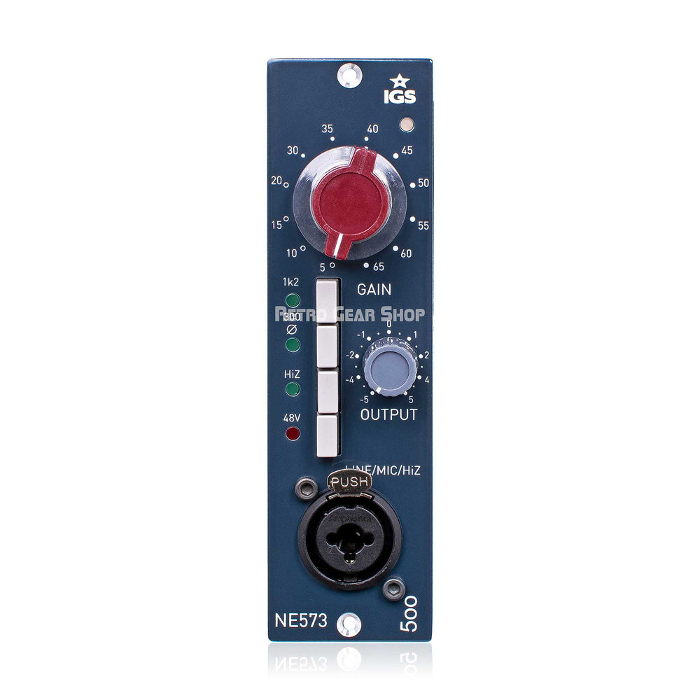 IGS Audio NE573 500 Series Classic Microphone Preamplifier