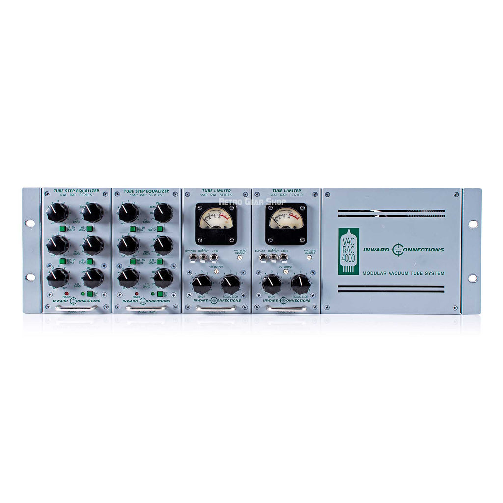 Inward Connections VRC-1A VacRac 4000 TLM-1 Tube Limiters Compressor TEQ-1 Step Equalizer EQ x2