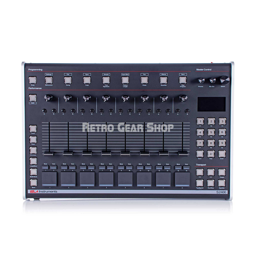 Isla Instruments S2400 Drum Machine Sampler Inspired by Emu SP1200