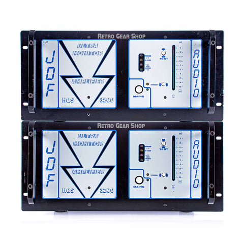 JDF HQS 3200 UPM Ultra Monitor Amplifier Stereo Pair