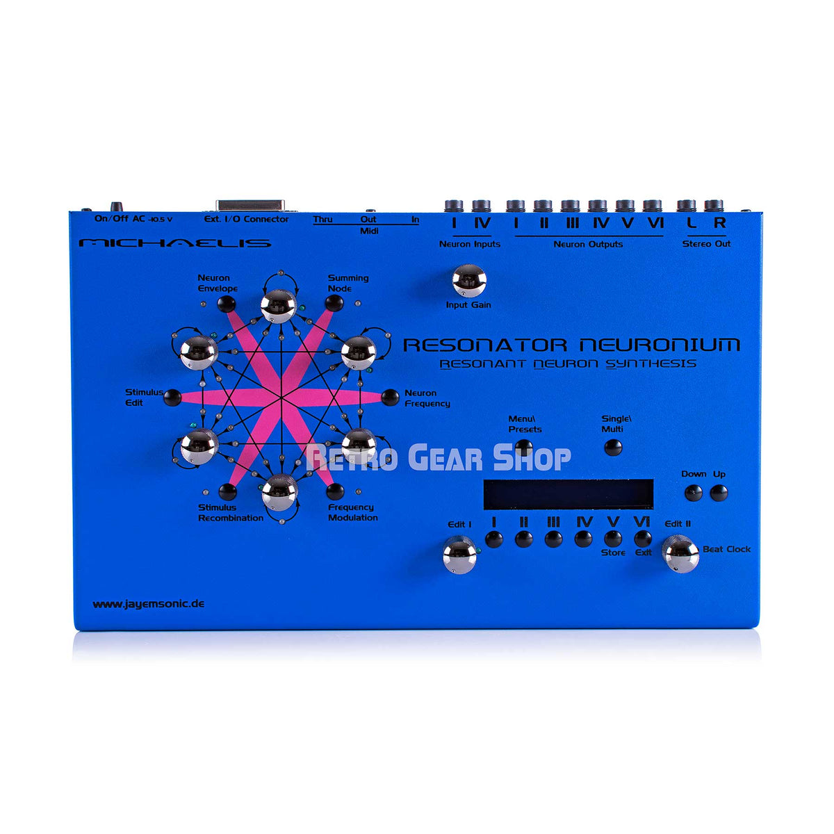 Jomox Resonator Neuronium Michaelis Resonant Neuron Analog