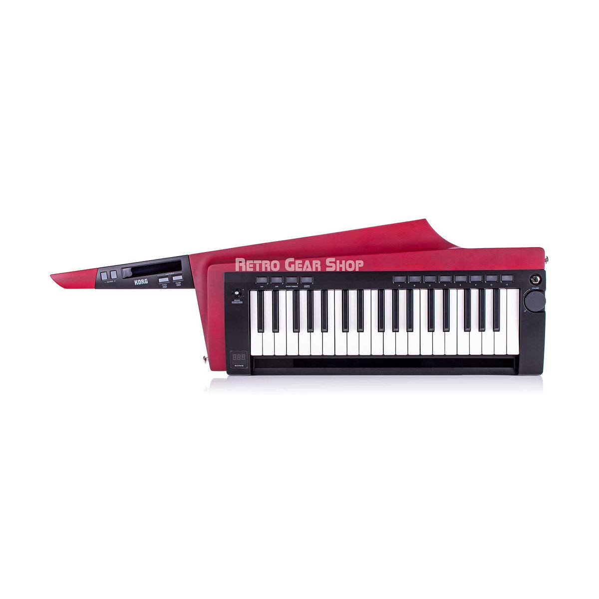 Korg RK 100S 2 Remote Keyboard Keytar Analog Modeling Synth Red– Retro ...