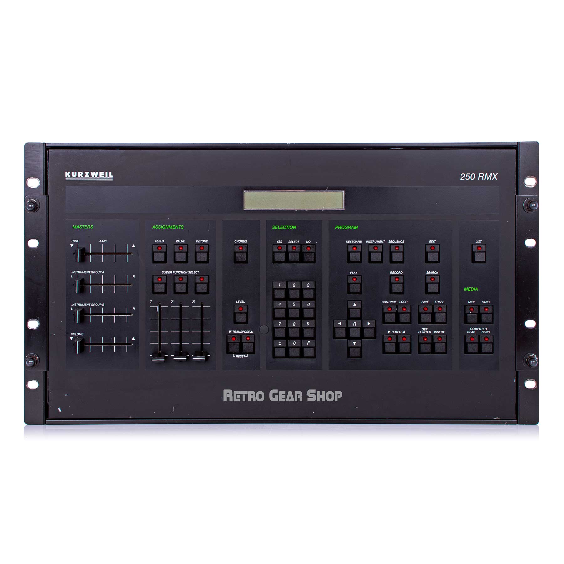 Kurzweil 250 RMX Rackmount Synthesizer Loaded KMS K250 Rare Synth