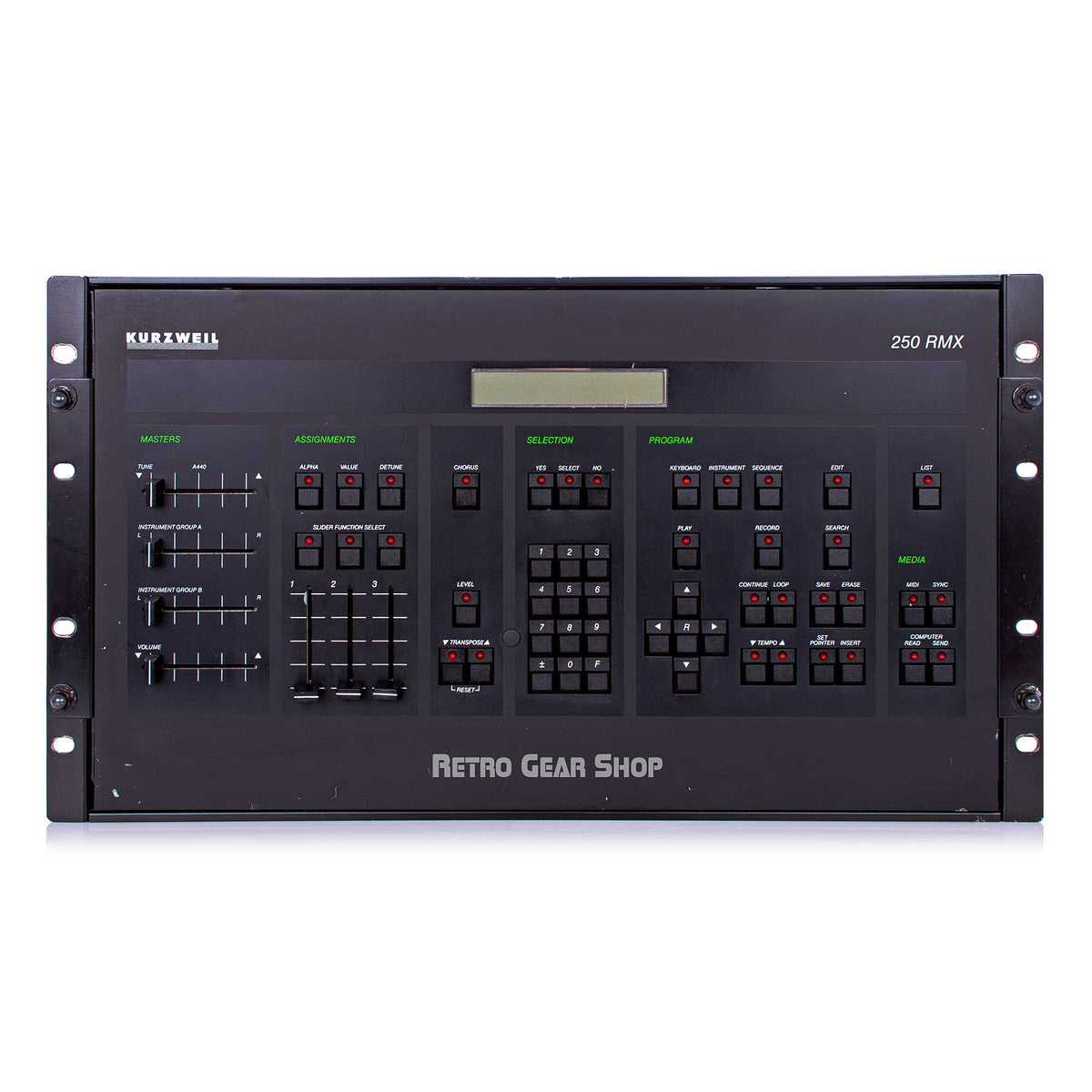 Kurzweil 250 RMX Rackmount Synthesizer Loaded KMS K250 Rare Synth