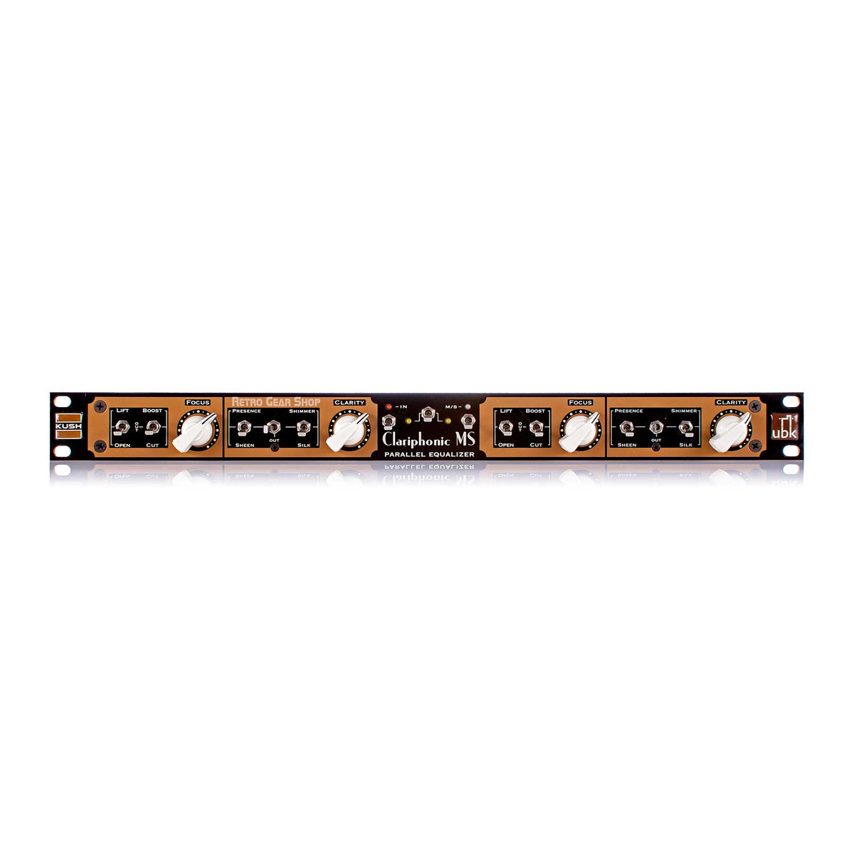 Kush Audio UBK Clariphonic MS Parallel Mid-Side Equalizer– Retro