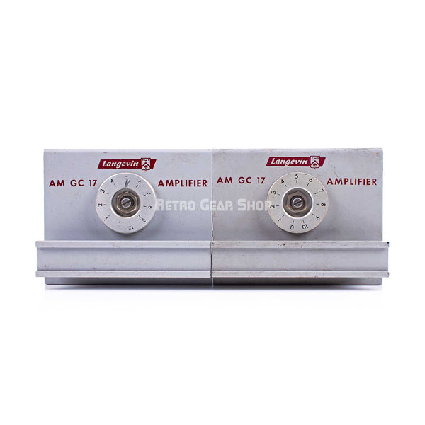 Langevin AM 17 Mic Preamp Modules Pair + PSU Serviced Vintage Rare