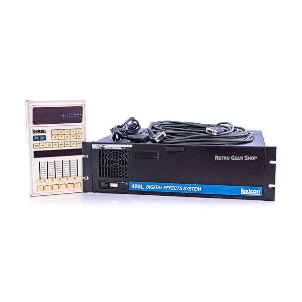 Lexicon 480L V4.10 + Sampling Card + 224X Classic Cart Serviced Rare Vintage Reverb