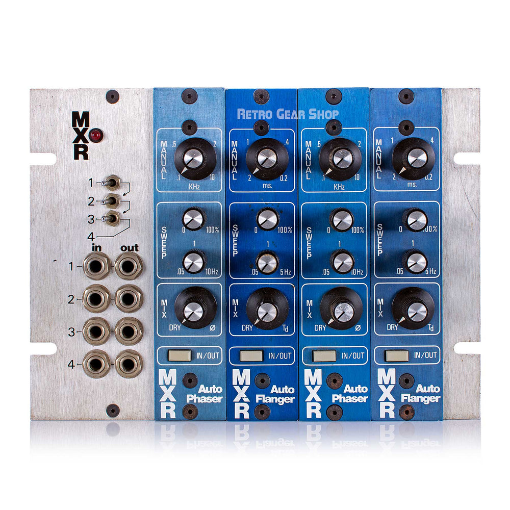 MXR Auto Phaser Auto Flanger Rack Pair Serviced