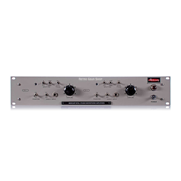 Mercury Recording Equipment M72s MKIII Stereo Dual Tube Mic Pre Microphone Preamp