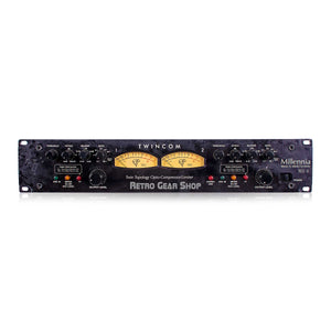 Millennia Media TCL-2 Twin Topology Opto Compressor Limiter Dual Tube Channel