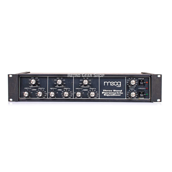 Moog MKPE Three Band Parametric Equalizer 3 Band EQ Rare Vintage Analog