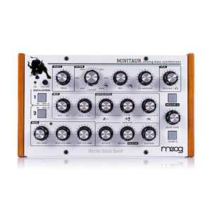 Moog Minitaur Limited Edition White Wood Cheeks Analog Mono Synth