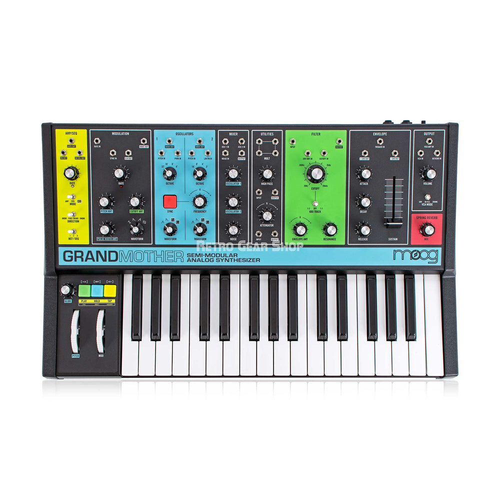 Moog Grandmother Semi-Modular Analog Synthesizer Keyboard