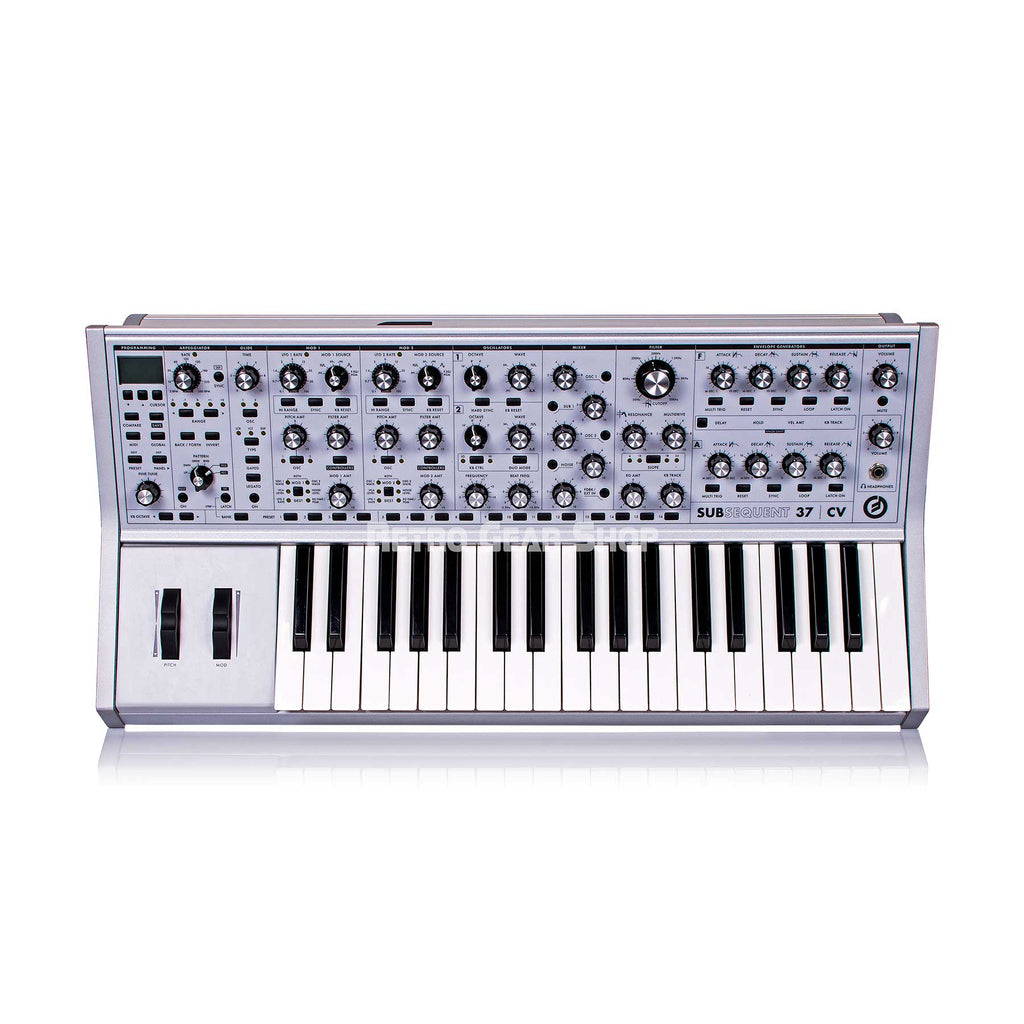 Moog Subsequent 37 CV Silver Limited Edition Analog Synthesizer Sub37 Synth 