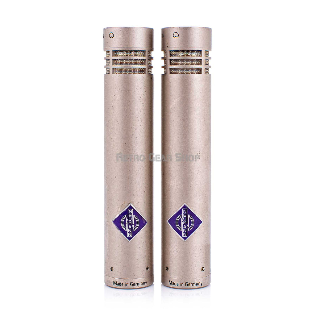 Neumann KM 84i Small Diaphragm Condenser Mic Pair Vintage Rare