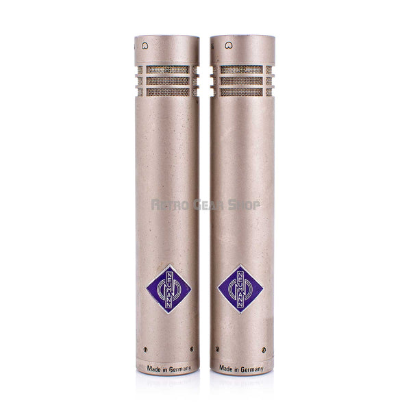 Neumann KM 84i Small Diaphragm Condenser Mic Pair Vintage Rare