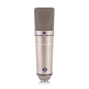Neumann U87 Large Diaphragm Multipattern Condenser Microphone Serviced Vintage Rare