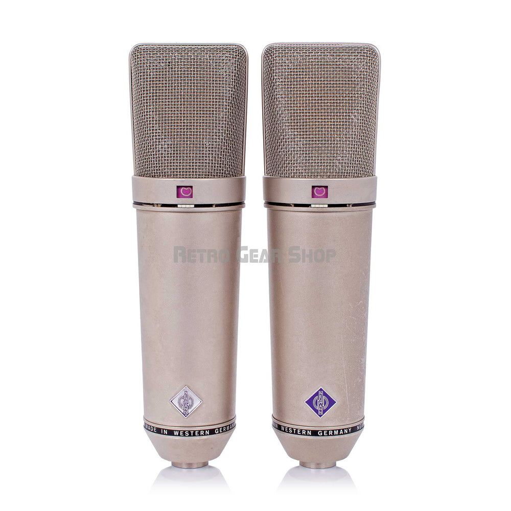 Neumann U87 Sequential Pair Vintage