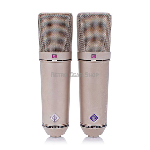 Neumann U87 Sequential Pair Vintage