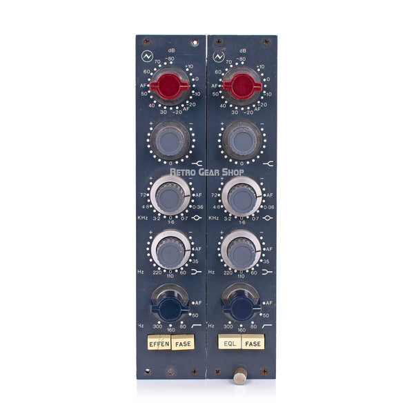 Neve 1089A Preamp EQ Pair Modules Vintage Rare